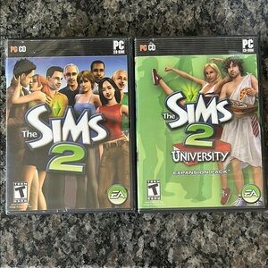 The Sims 2 PC Game Bundle - Green and Multicolor